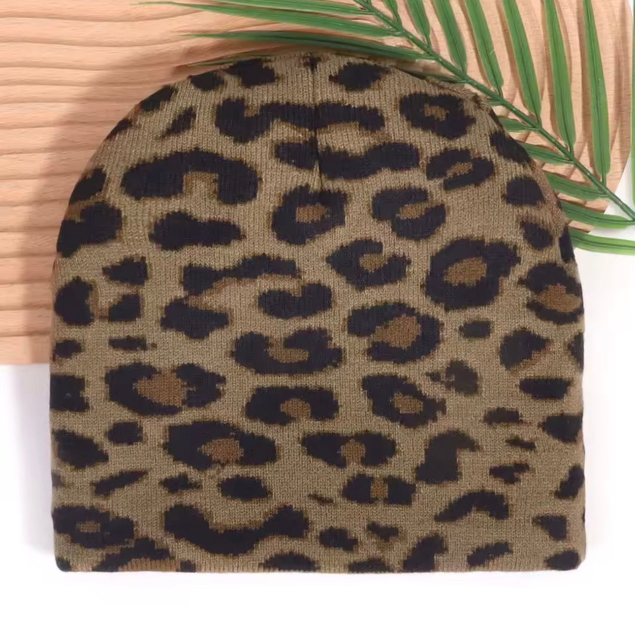 Leopard Beanie